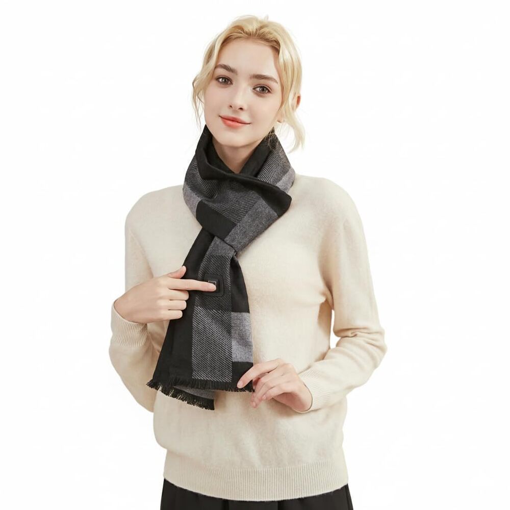 6585 Heated Scarf Eletric Heated Scarf with Rechargeable Battery 5000mAh